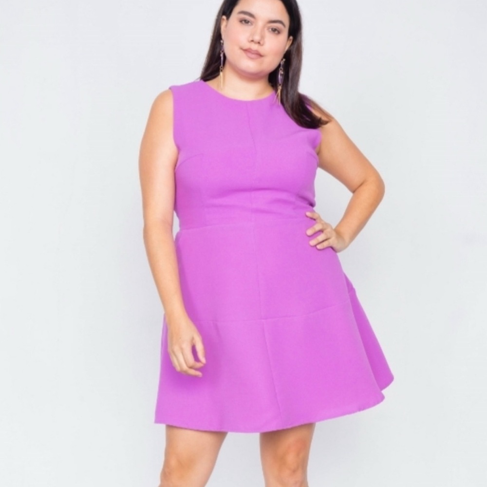 Do+Be Curve Fit & Flare Dress in Orchid NWT